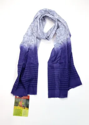 100% Cotton Fair Trade Dip Dye Scarf