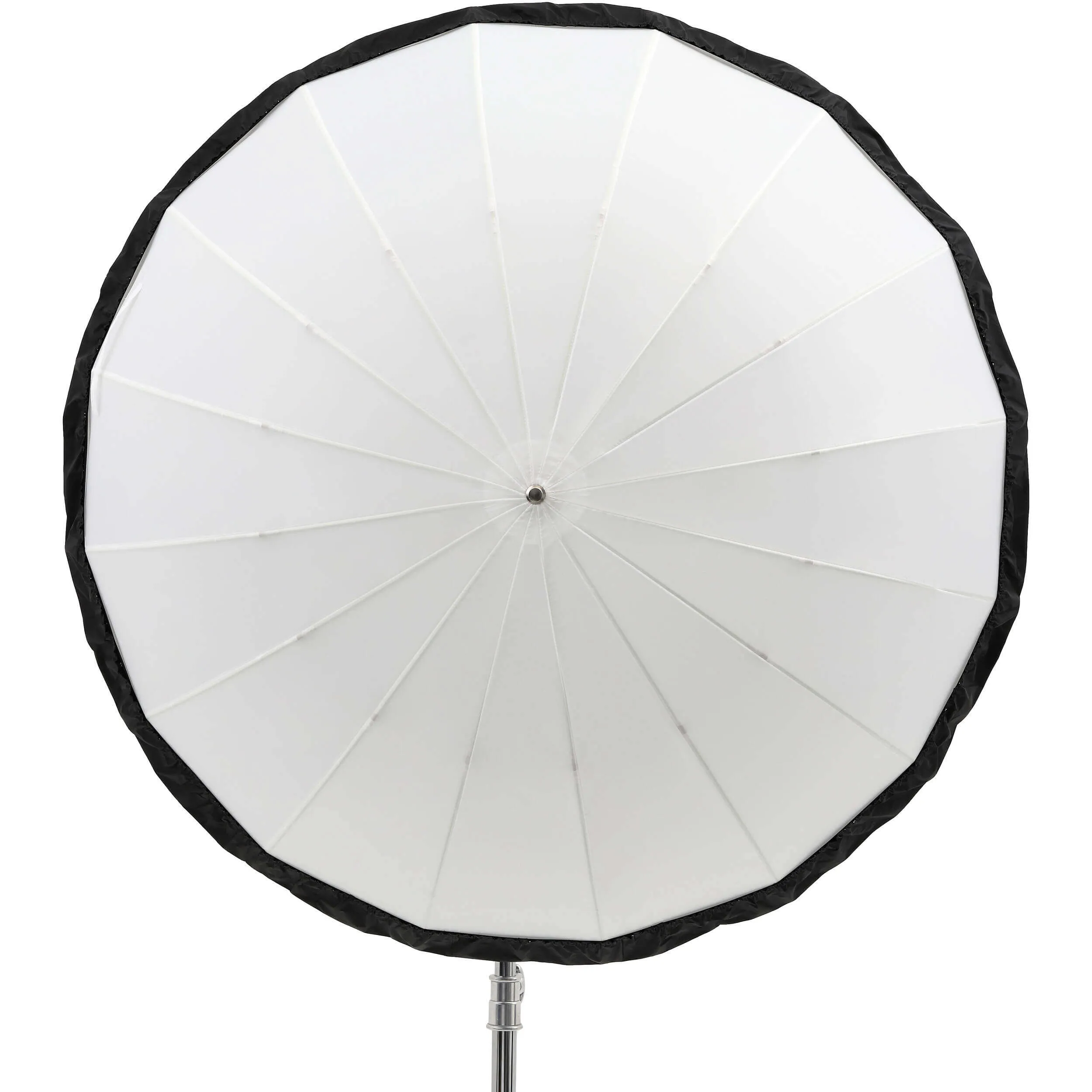 130cm Parabolic Shoot-Through Umbrella with Black/Silver Cover