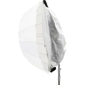 130cm Parabolic Shoot-Through Umbrella with Black/Silver Cover