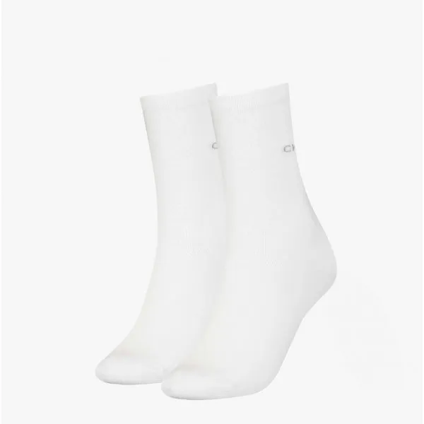 2 Pack Womens Socks White