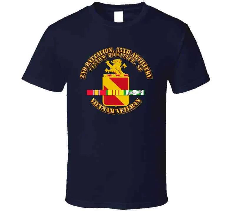 2nd Battalion, 35th Artillery w SVC Ribbon T Shirt