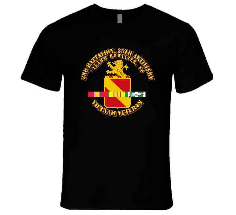 2nd Battalion, 35th Artillery w SVC Ribbon T Shirt