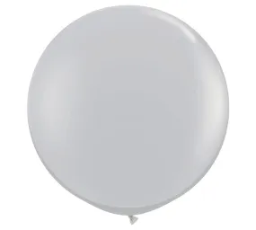 3' Gray Jumbo Balloons