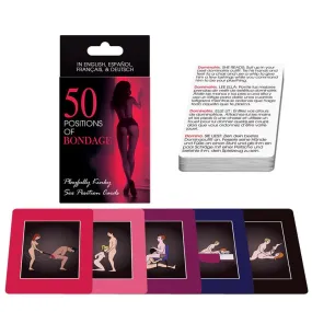 Ultimate Bondage Position Card Game - 50 Positions for Exciting Play