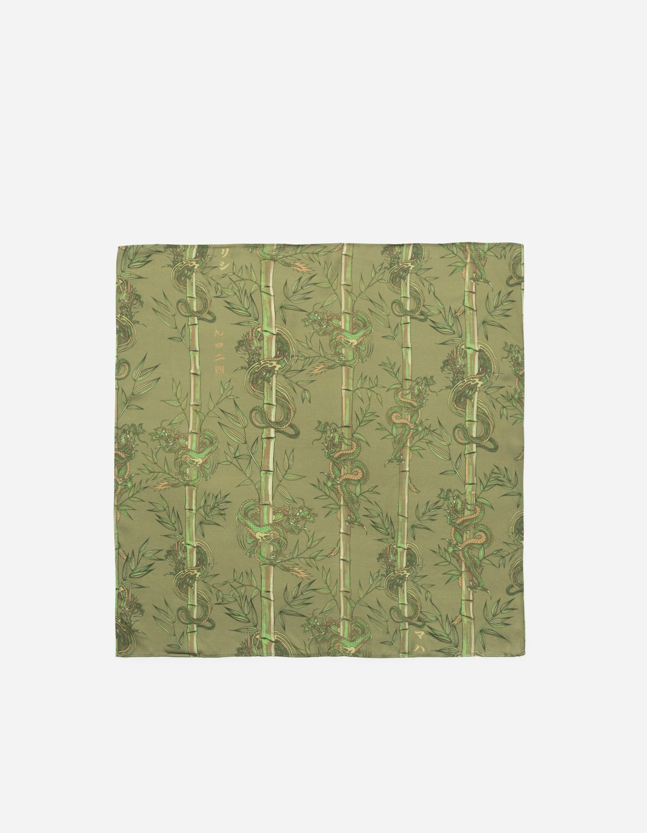 5081 Dragon Bamboo Bandana Olive