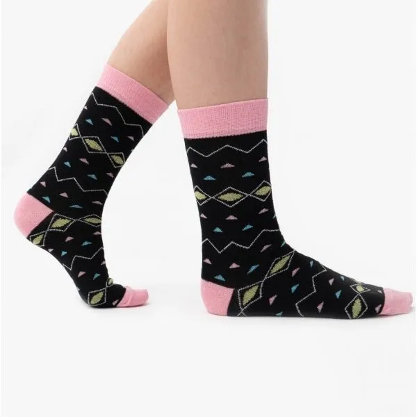 6-Pack Womens Socks Pink/Multi