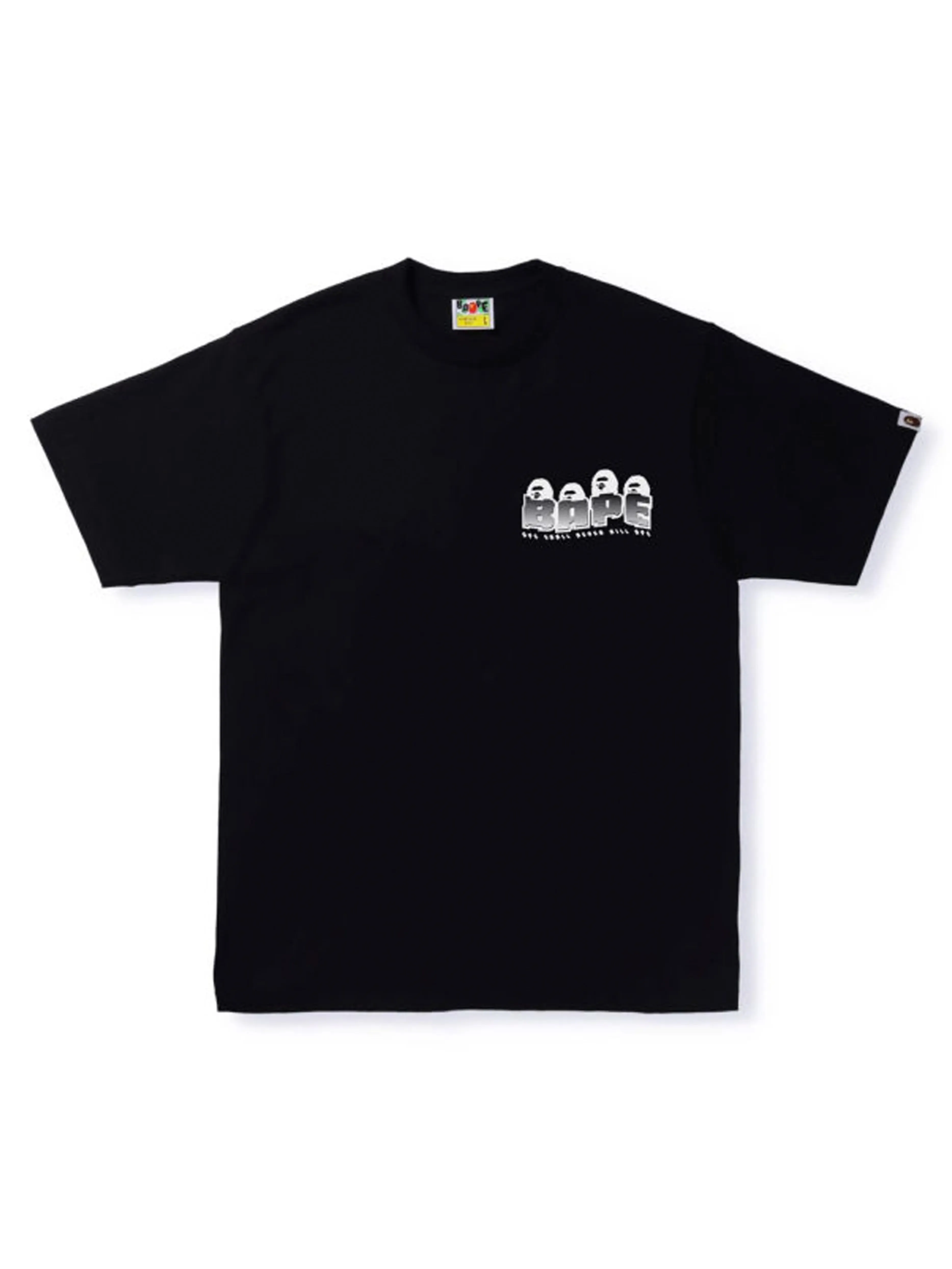 A Bathing Ape Stroke Camo Distortion Tee Black/Red