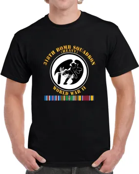 Aac - 318th Bomb Squadron - Wwii W Eur Svc T Shirt