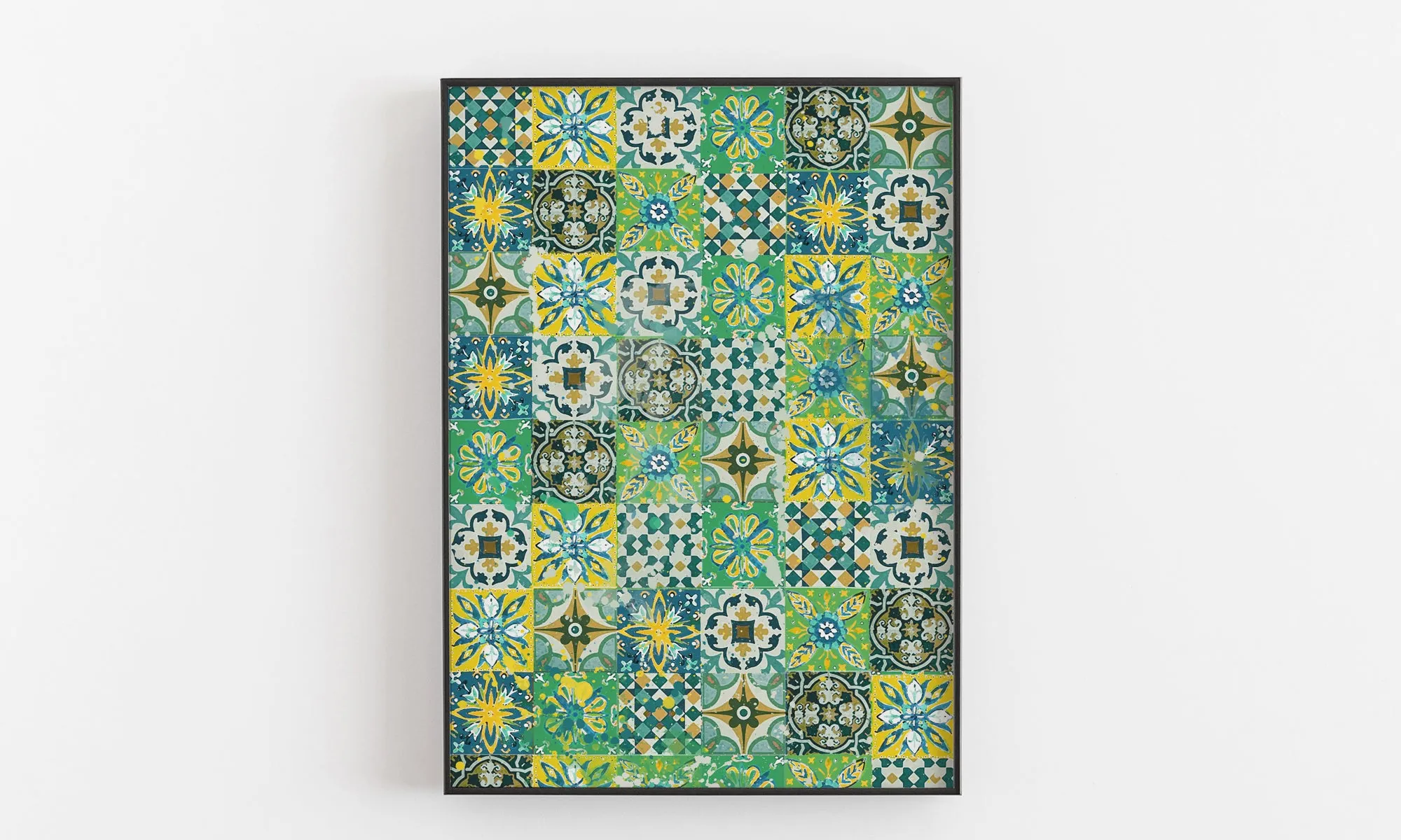 Abstract Wall Art Print 'Caribbean Tile', Modern Abstract, Large Abstract Art, Abstract Wall Decor