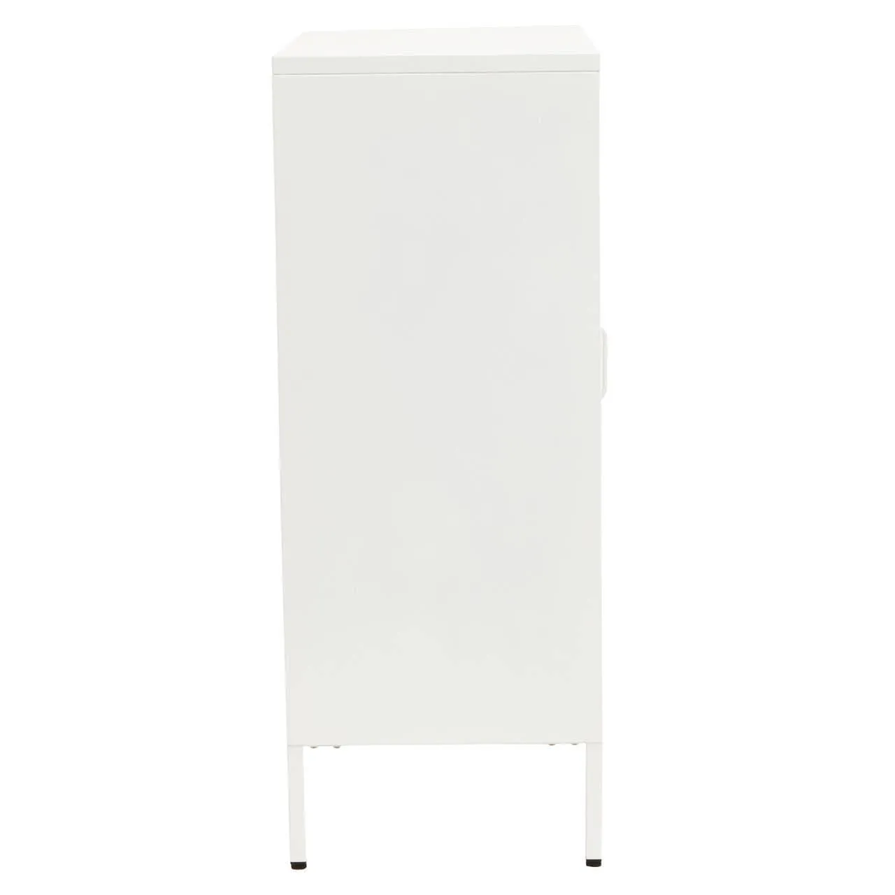 Acier Two Door White Cabinet