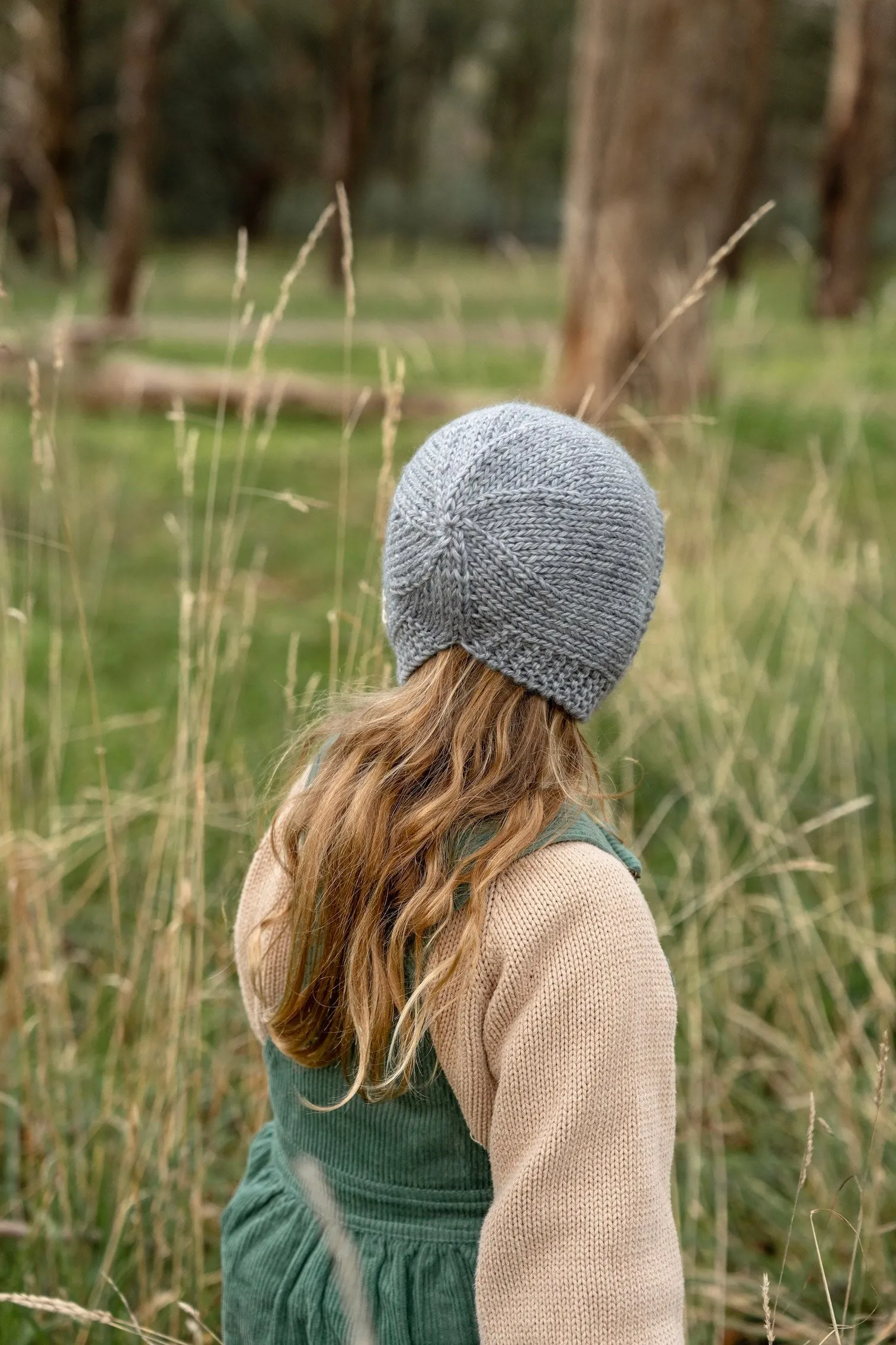 Acorn Flowers Bonnet - Grey