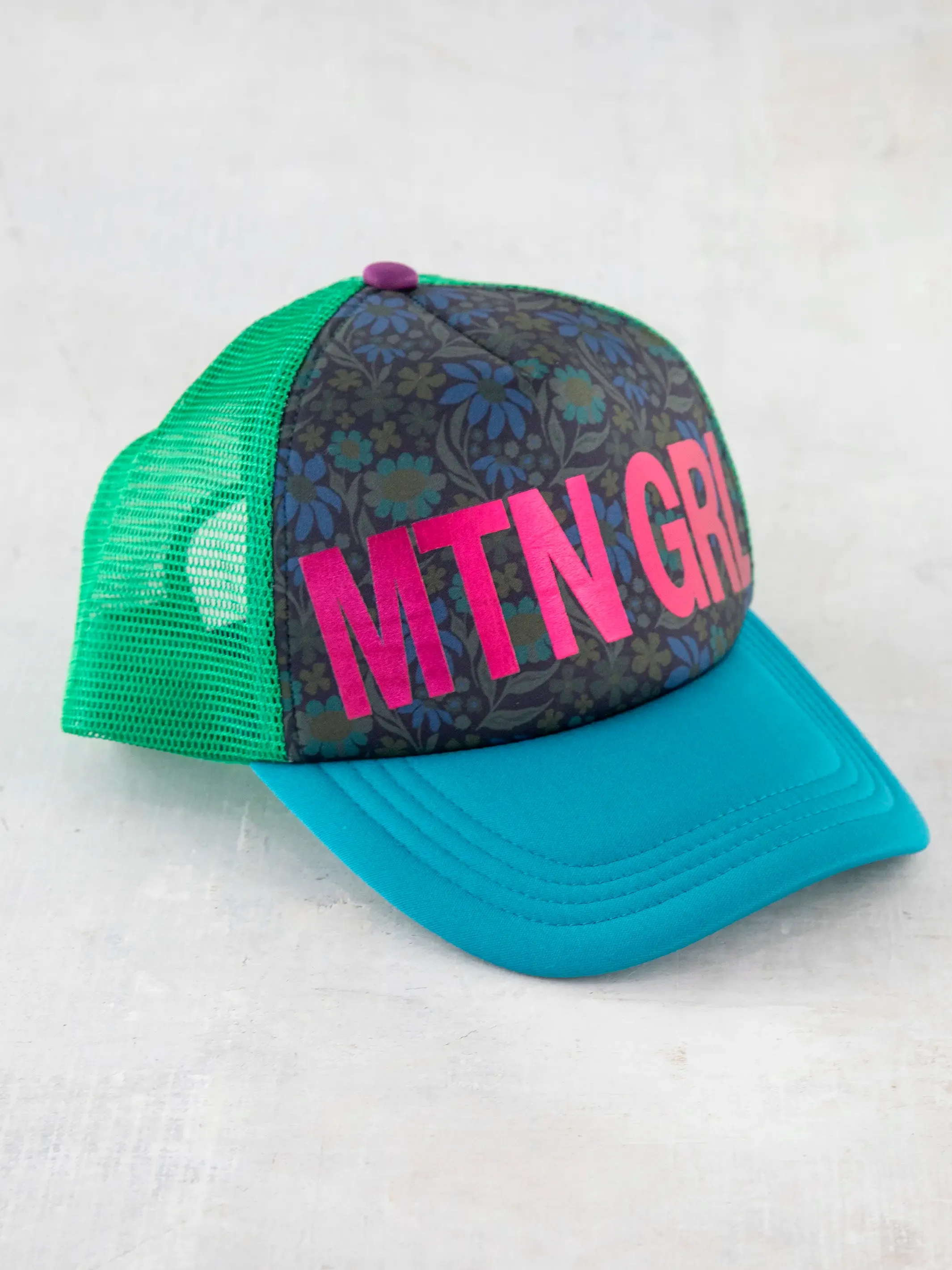 Adjustable Trucker Hat - Mountain Girl