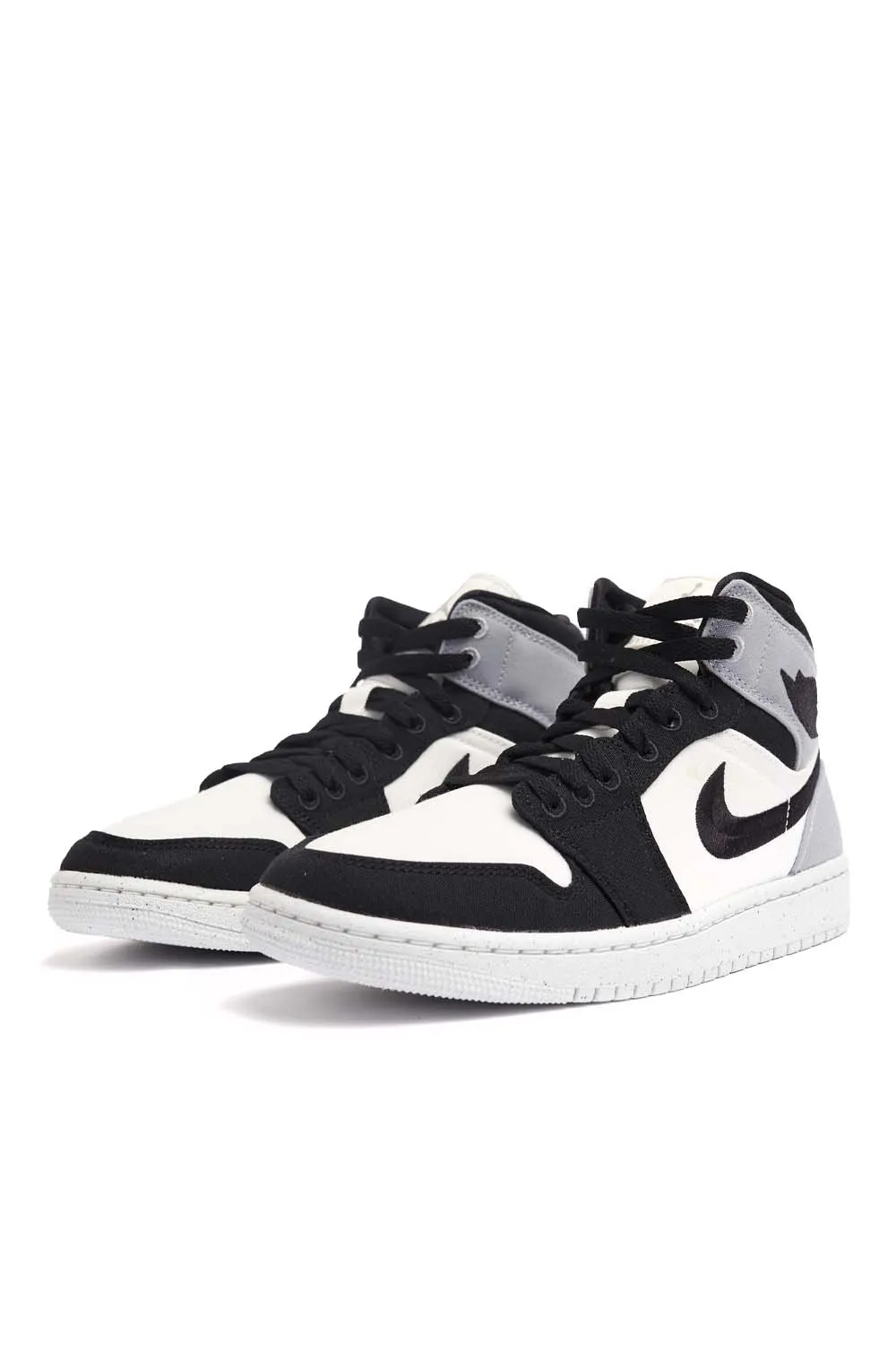 Air Jordan Womens 1 Mid SE 'Sail/Black'