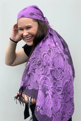 Amethyst Pashmina Scarf