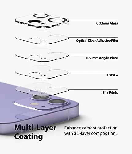 Apple iPhone 12 mini Camera Protector Glass (3 Pack)