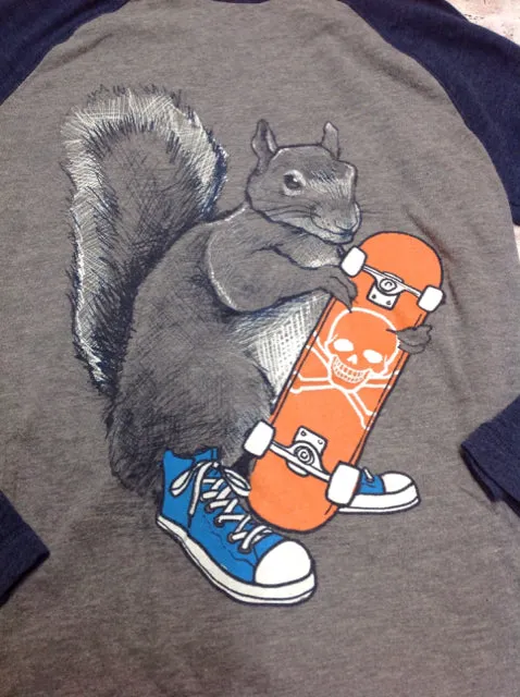 Arizona BLUE & GRAY Squirrel Top