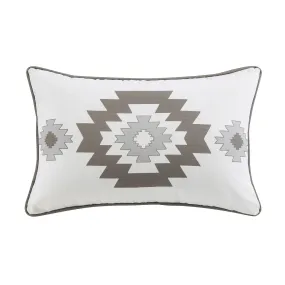 Ash & Ice Indoor/Outdoor Pillow, 16x24