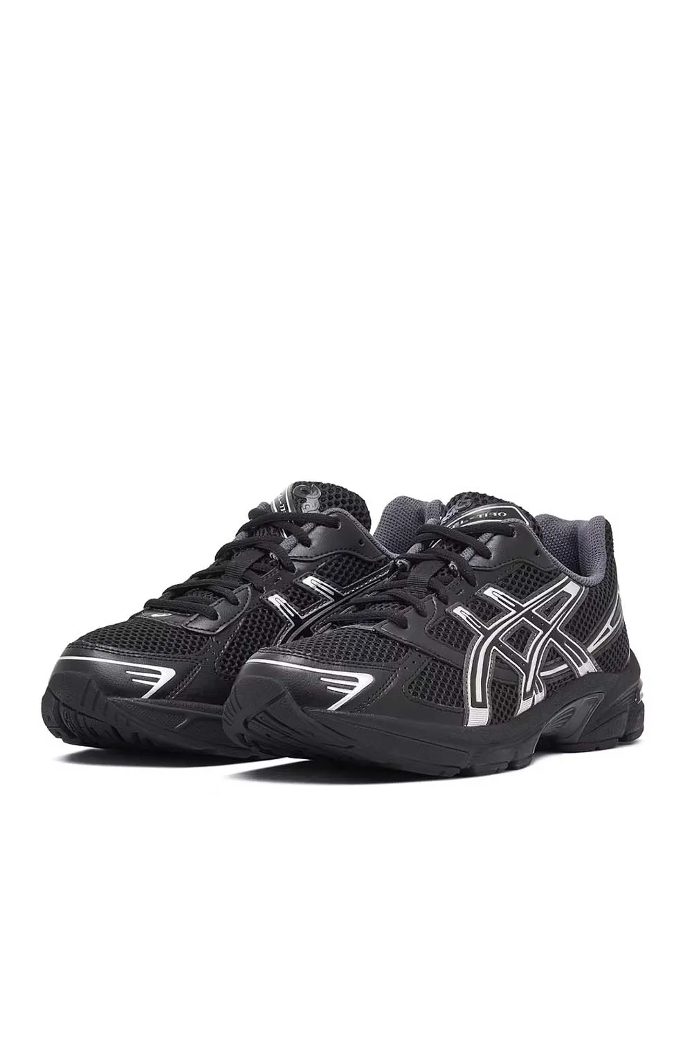 Asics Gel 1130 Running Shoes - Black/Pure Silver - Comfort and Performance Sneakers for Men/Women