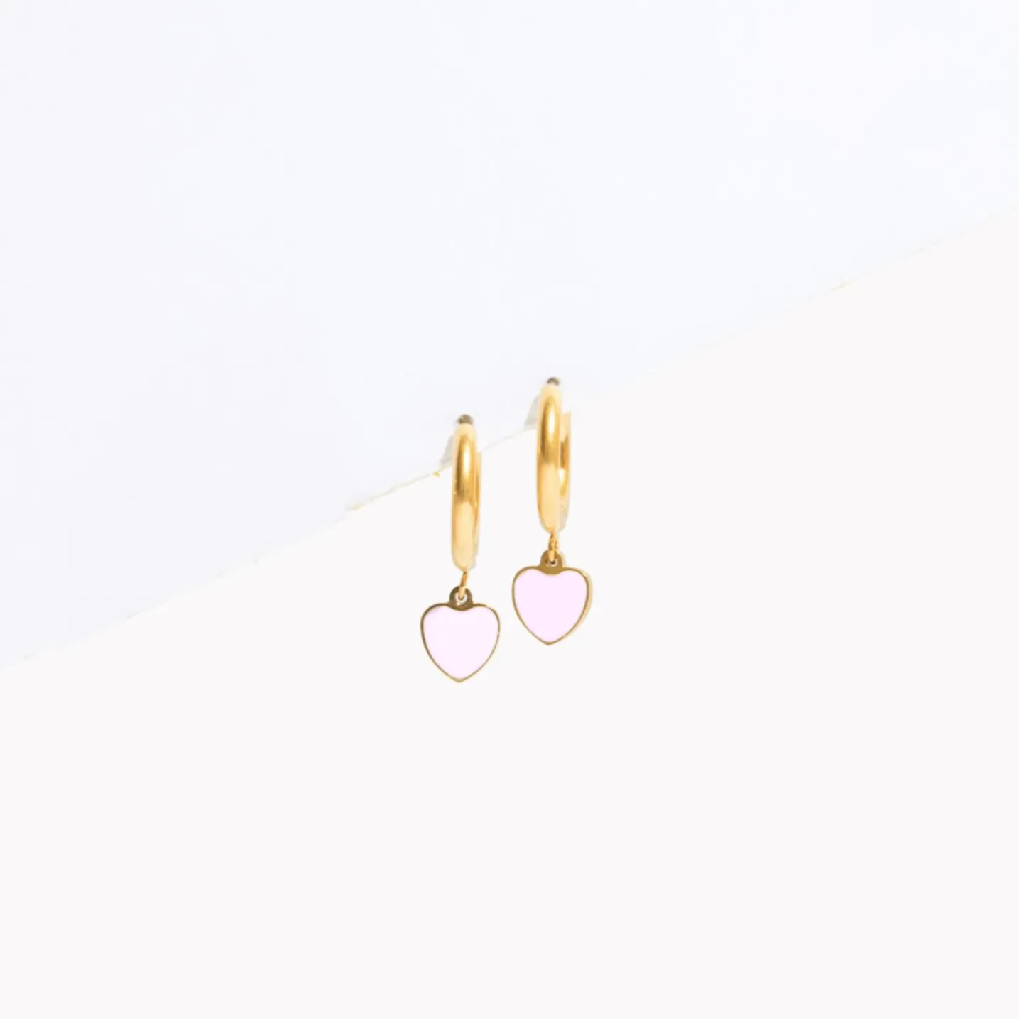 Ava Charm Hoop Earrings