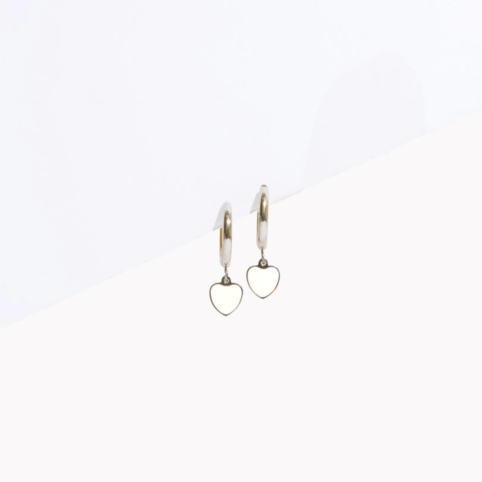 Ava Charm Hoop Earrings