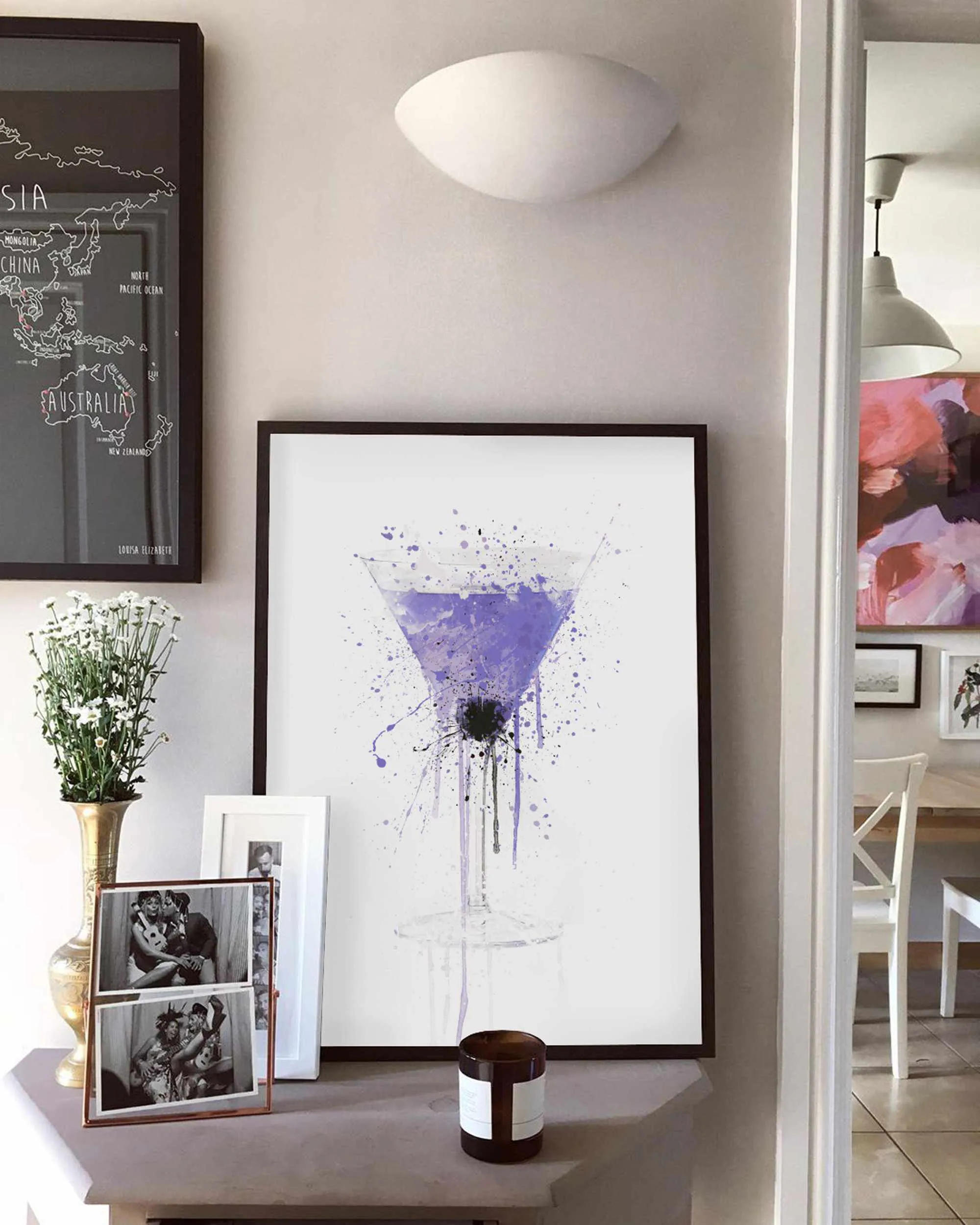 Aviation Cocktail Wall Art Print