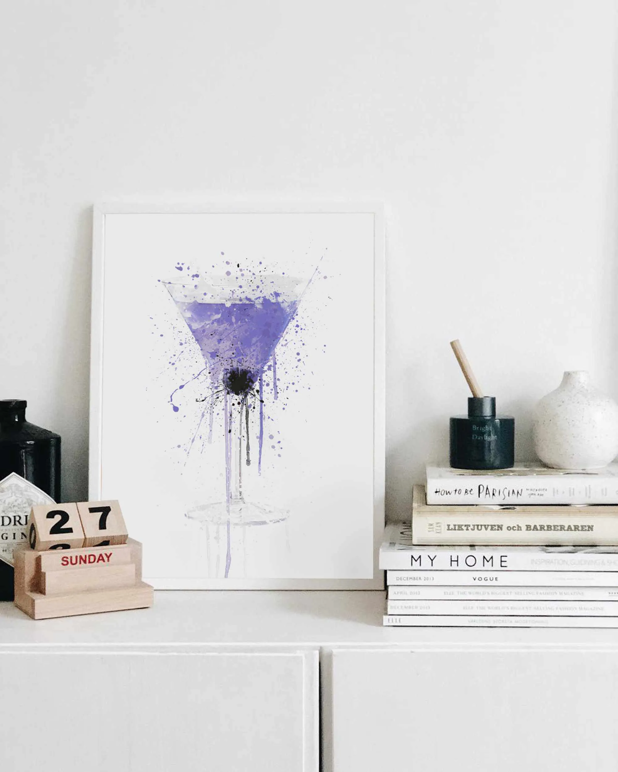 Aviation Cocktail Wall Art Print