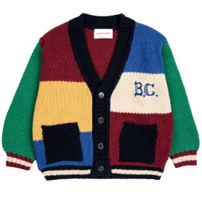 B.C Vintage Colour Block Cardigan by Bobo Choses