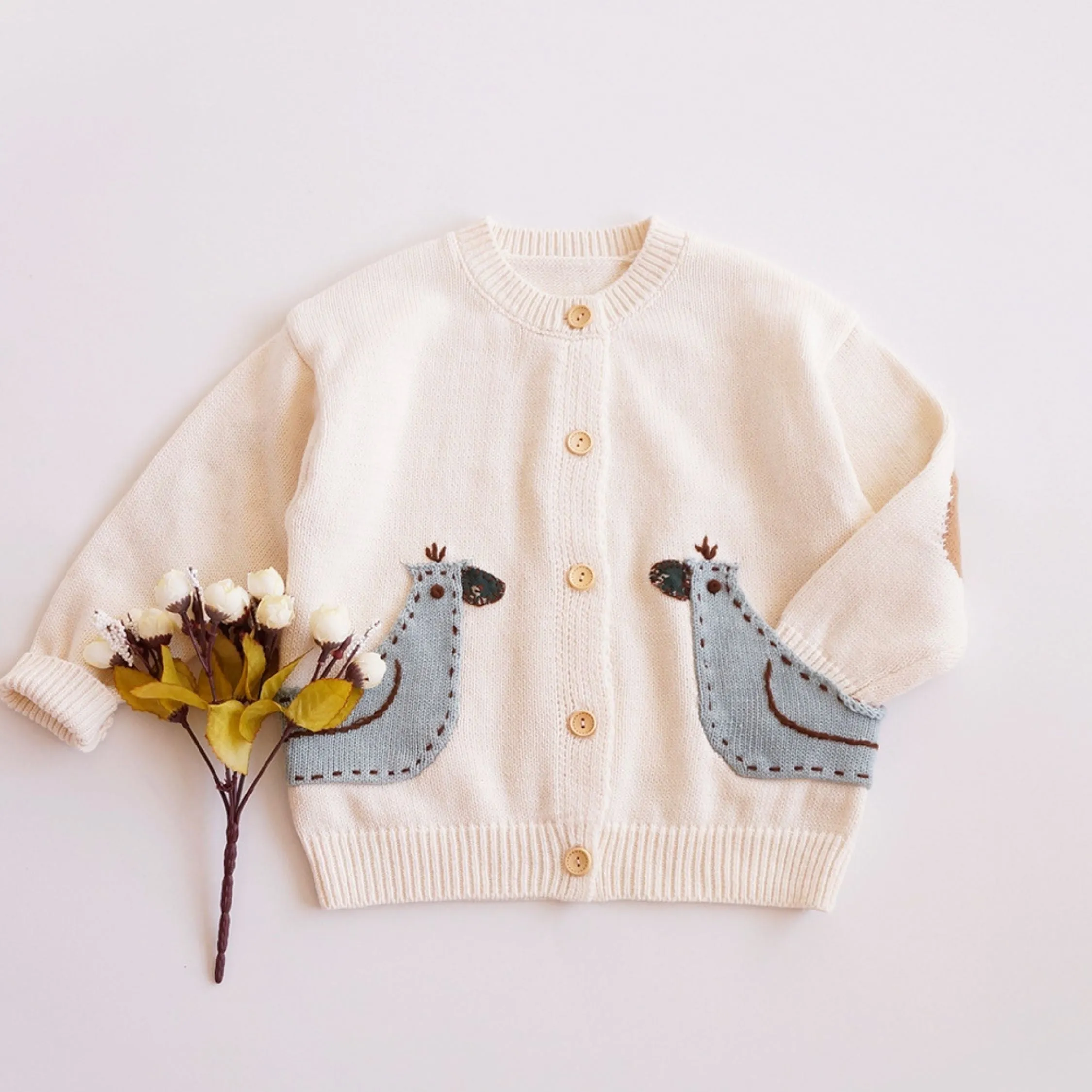 Beautiful Embroidered Essential Cardigan