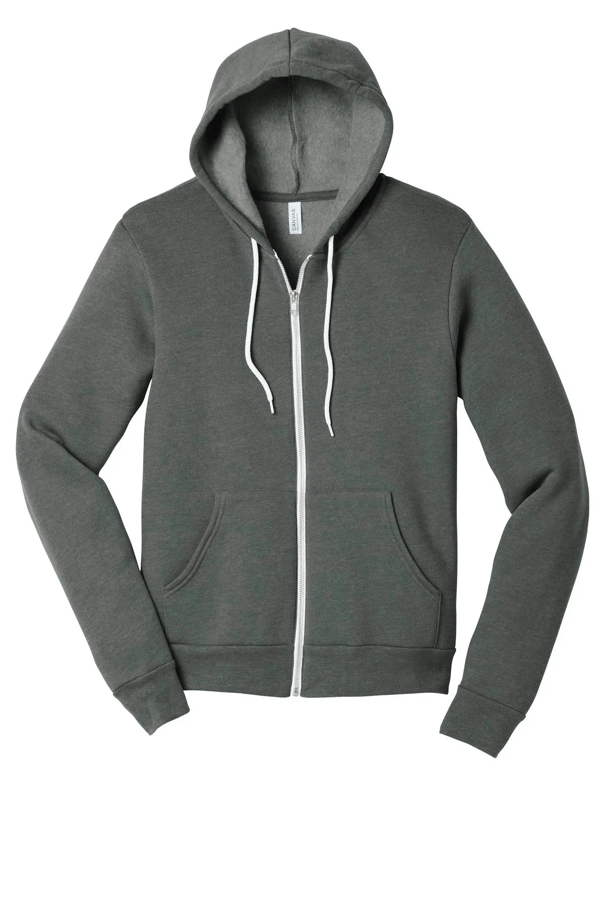 BELLA CANVAS Unisex Sponge Fleece Full-Zip Hoodie. BC3739