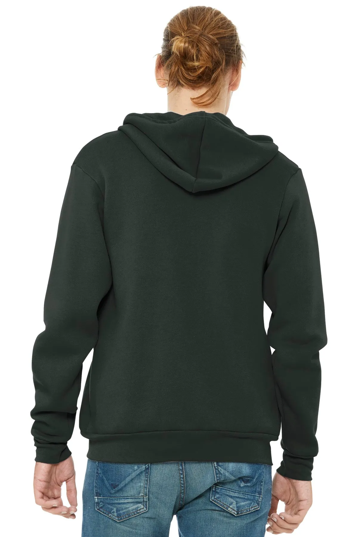 BELLA CANVAS Unisex Sponge Fleece Full-Zip Hoodie. BC3739