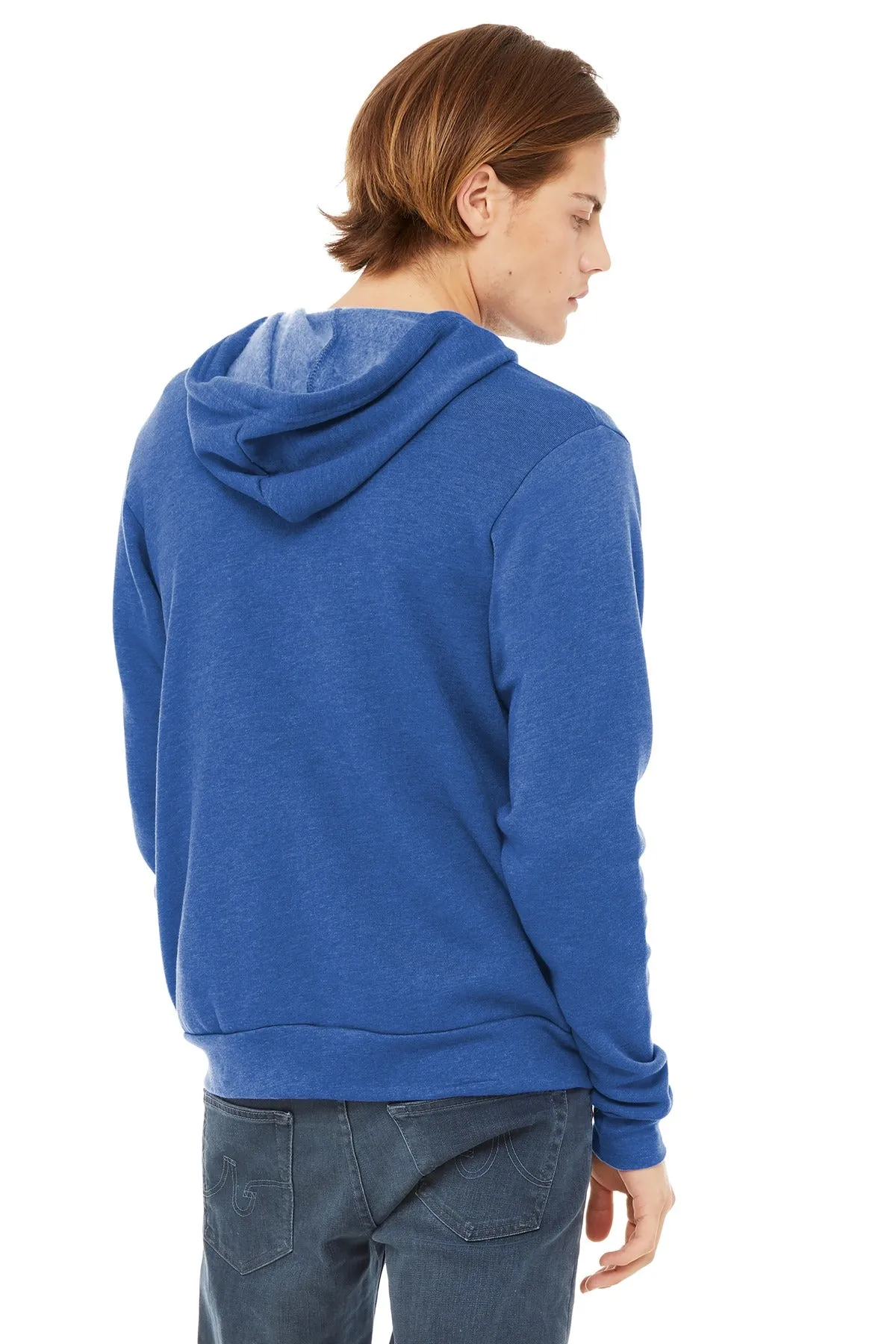 BELLA CANVAS Unisex Sponge Fleece Full-Zip Hoodie. BC3739