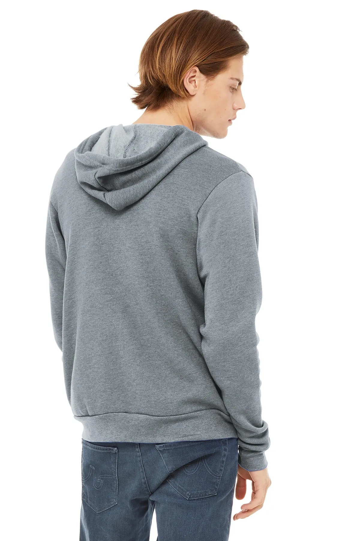 BELLA CANVAS Unisex Sponge Fleece Full-Zip Hoodie. BC3739