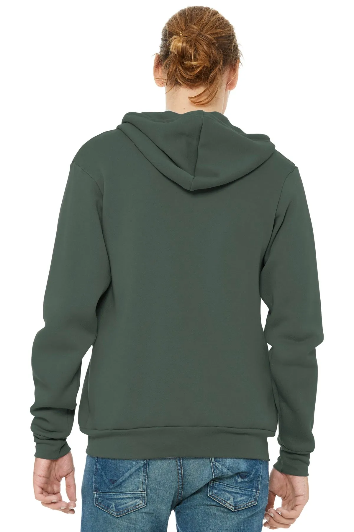 BELLA CANVAS Unisex Sponge Fleece Full-Zip Hoodie. BC3739