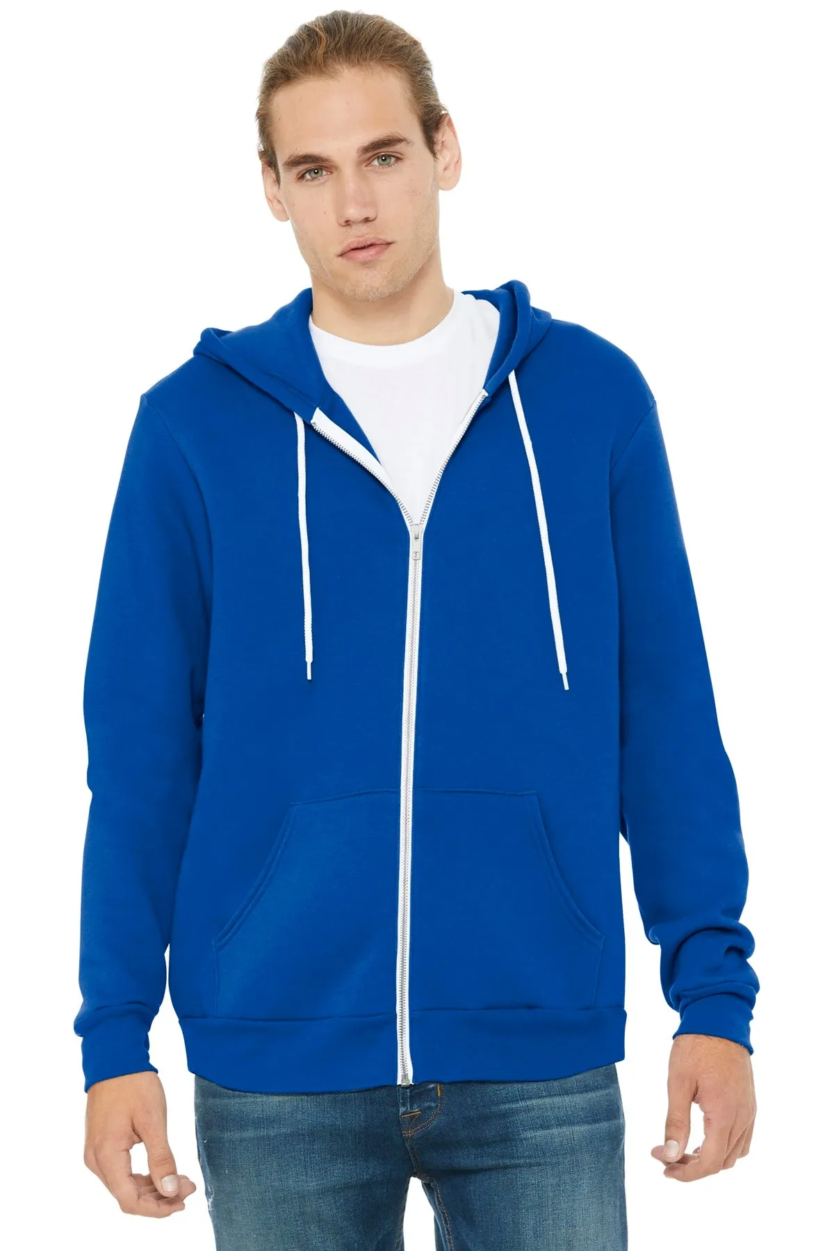 BELLA CANVAS Unisex Sponge Fleece Full-Zip Hoodie. BC3739