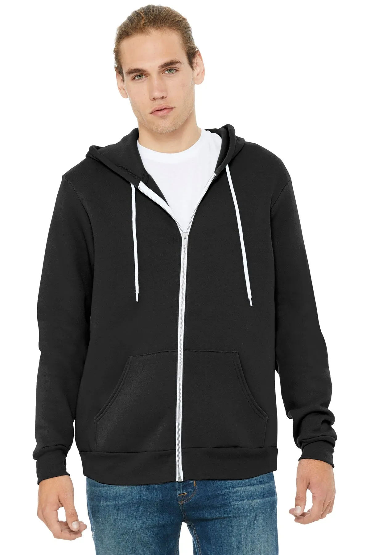 BELLA CANVAS Unisex Sponge Fleece Full-Zip Hoodie. BC3739