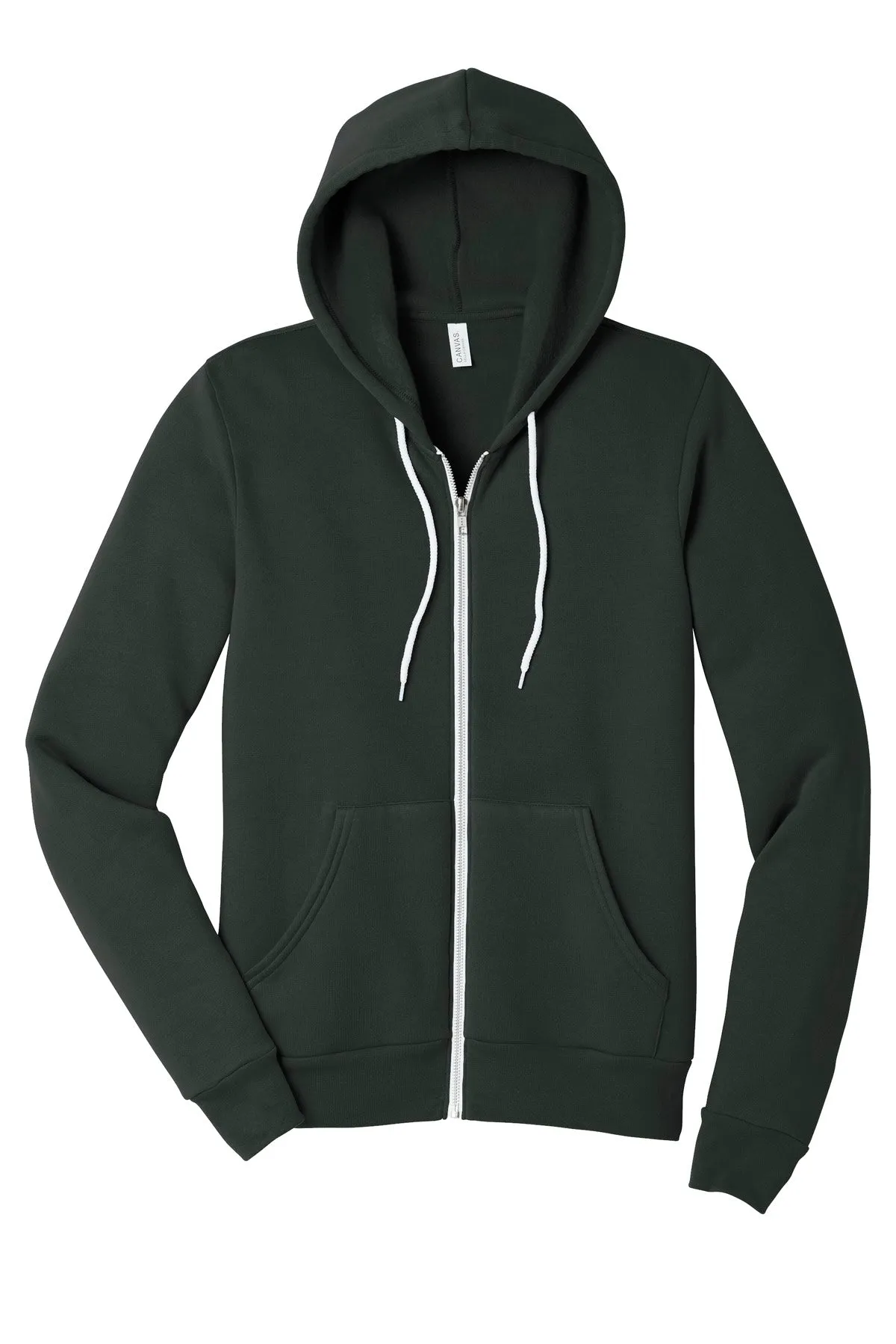 BELLA CANVAS Unisex Sponge Fleece Full-Zip Hoodie. BC3739