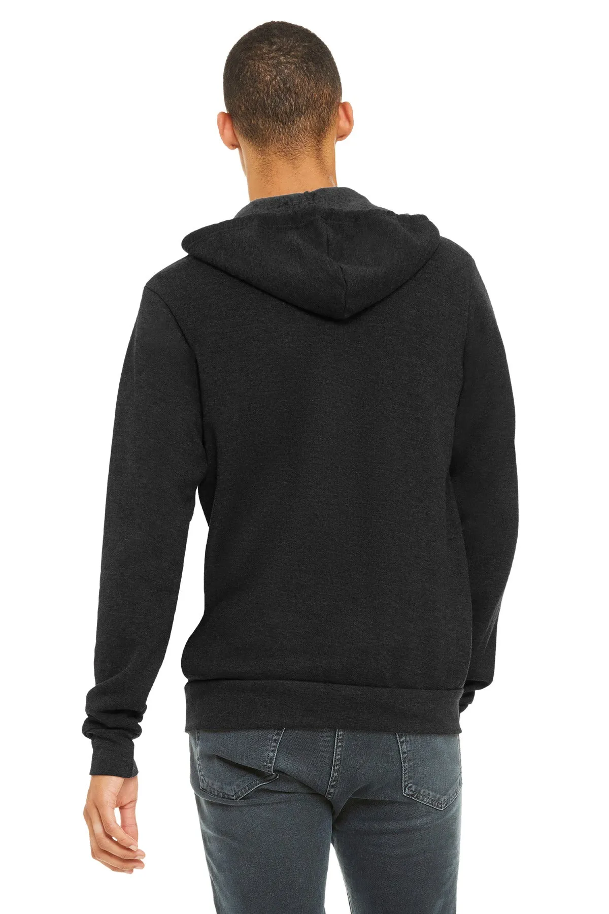 BELLA CANVAS Unisex Sponge Fleece Full-Zip Hoodie. BC3739