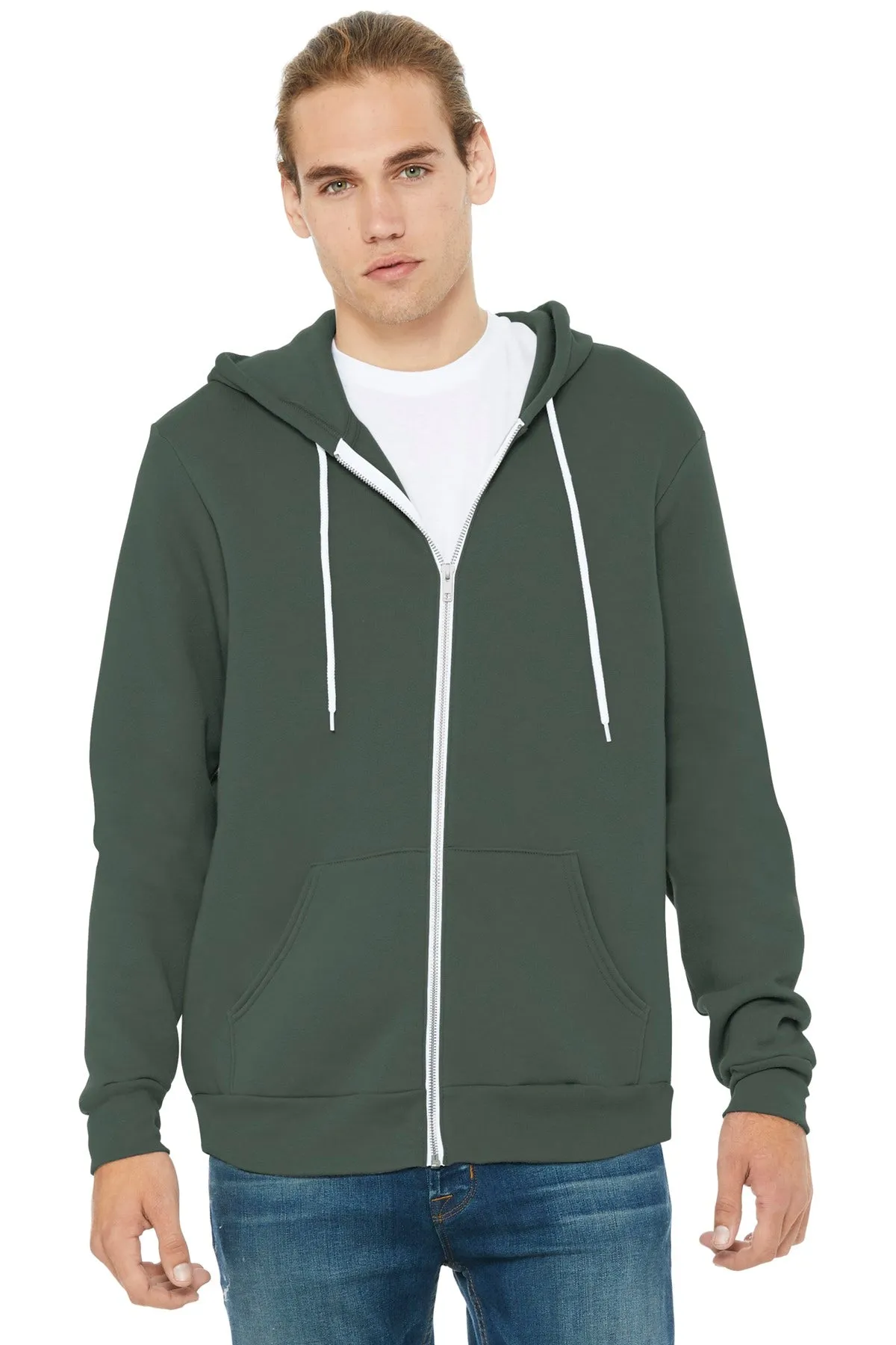 BELLA CANVAS Unisex Sponge Fleece Full-Zip Hoodie. BC3739