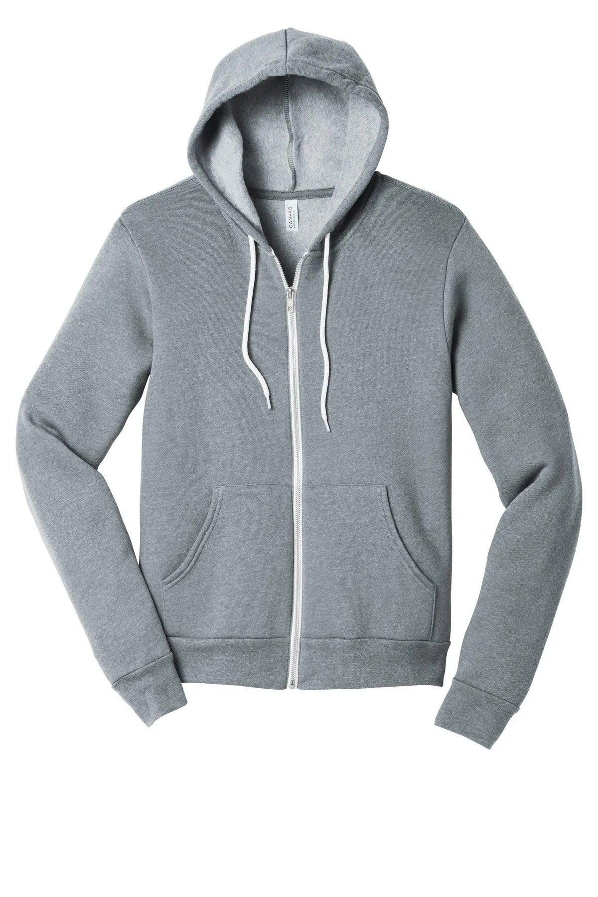 BELLA CANVAS Unisex Sponge Fleece Full-Zip Hoodie. BC3739