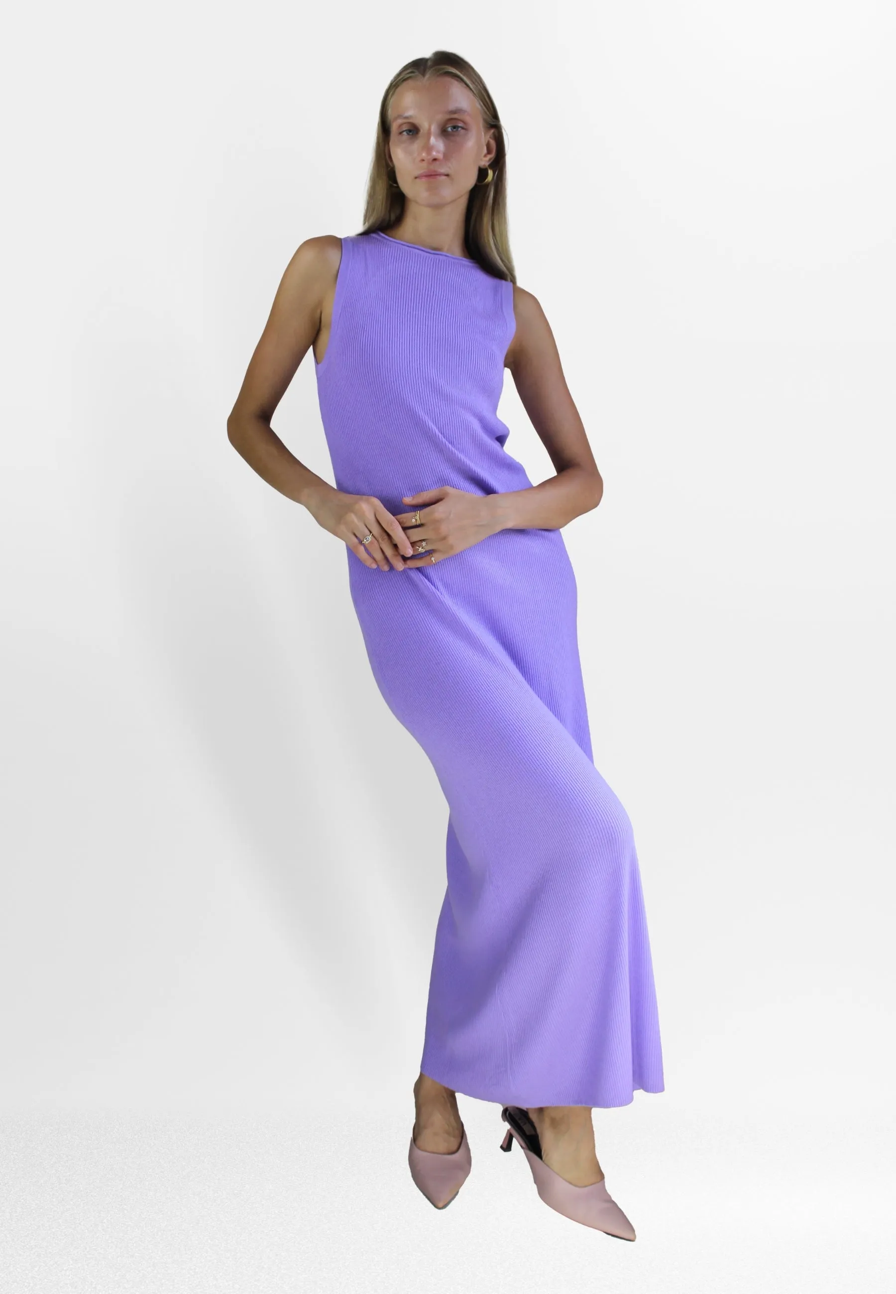 Bella Wool Lavender Dress