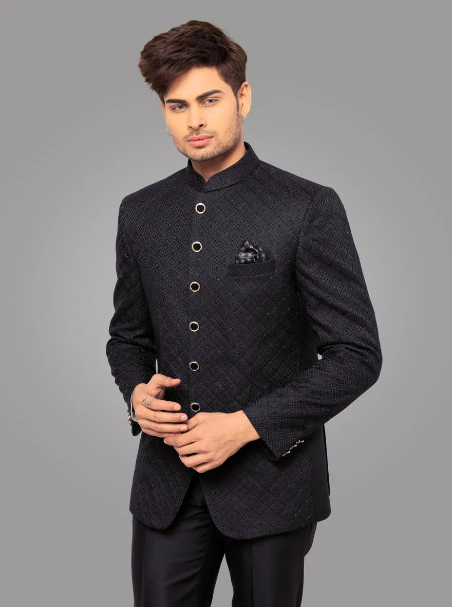 Black Jodhpuri Suit | JadeBlue