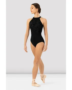 Bloch Kayla High Neck Open Back Sleeveless Leotard - L1085 Womens