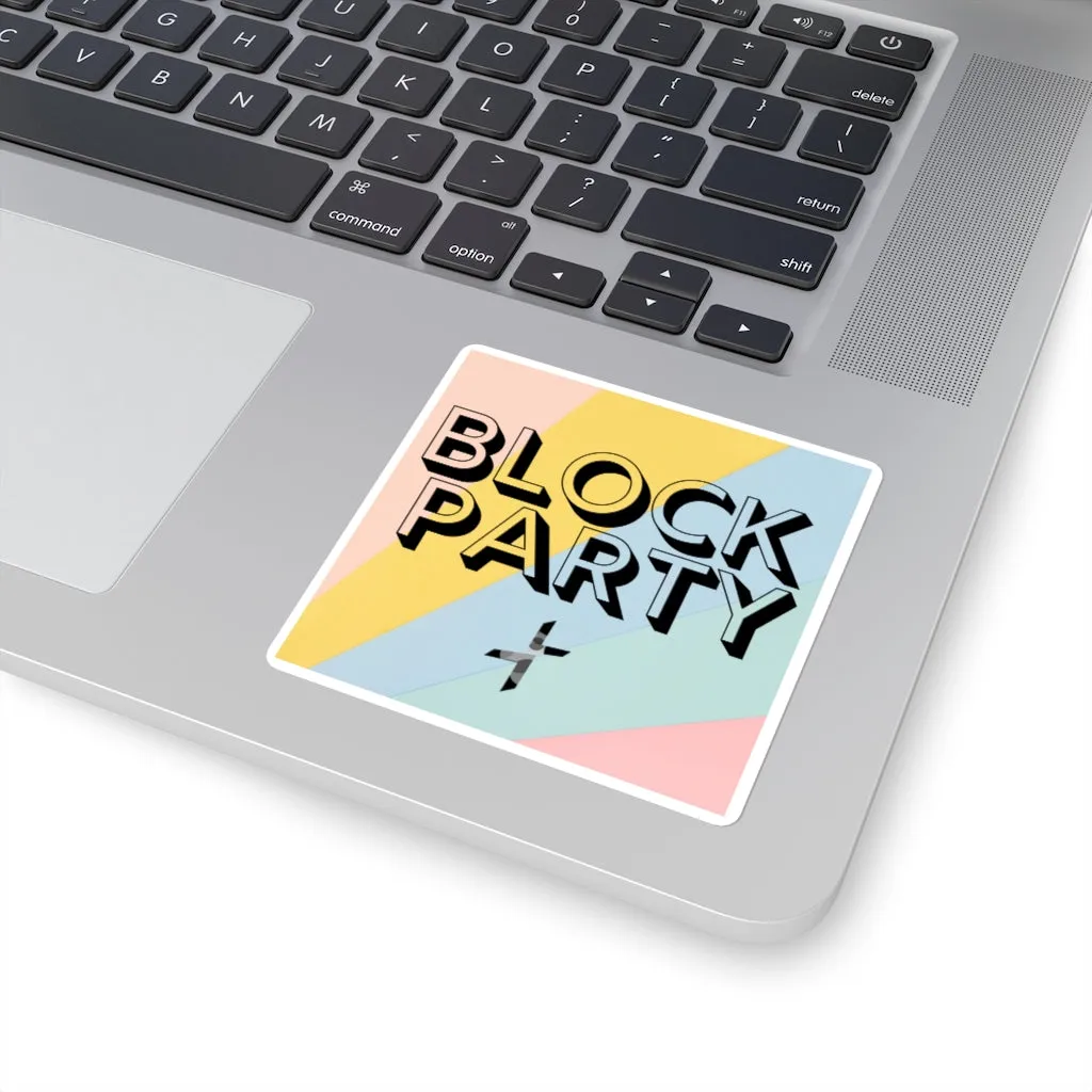 Block Party Square Stickers