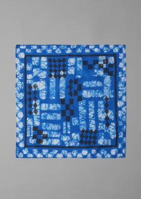 Block Print Batik Bandana | Azurite Blue