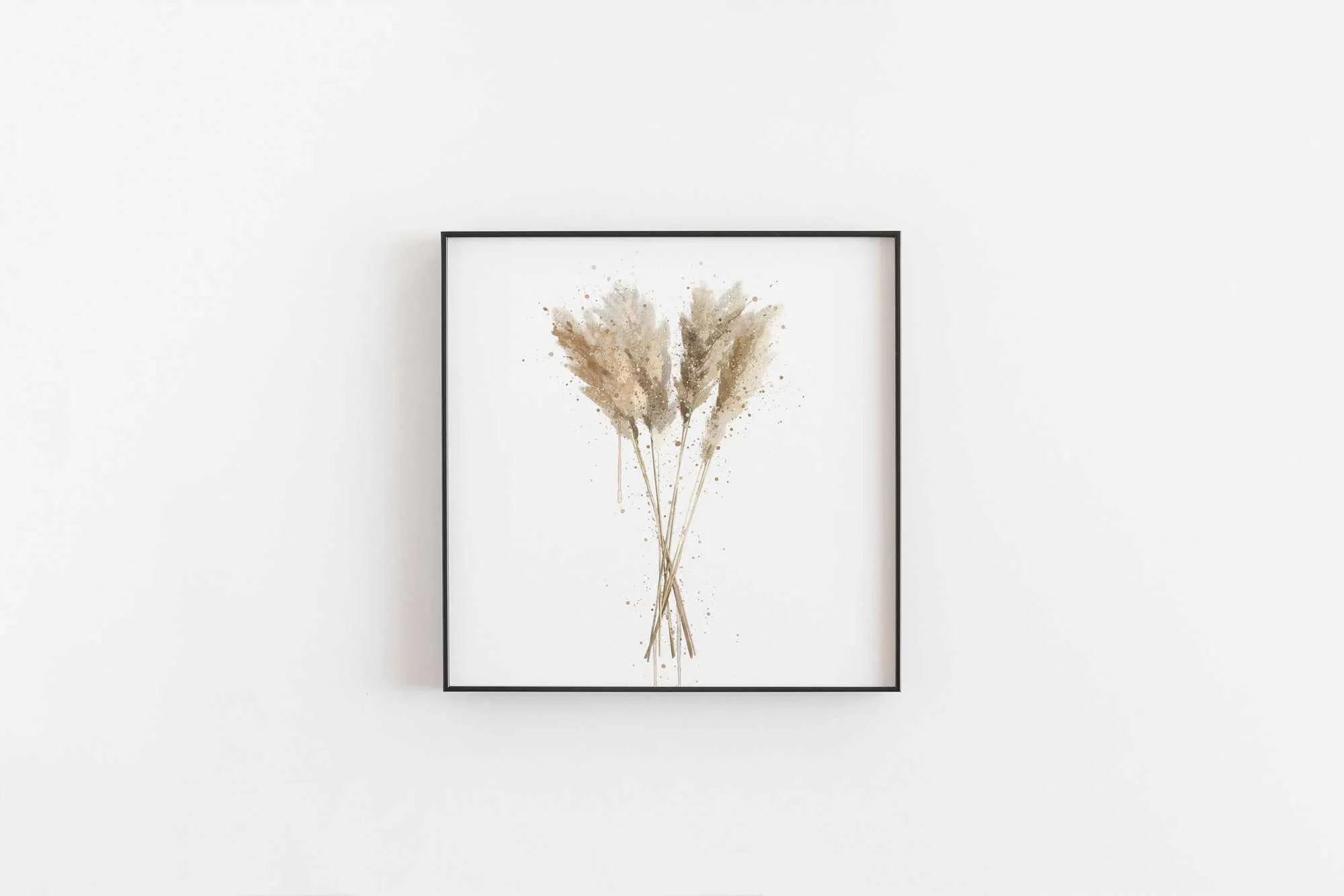 Botanical Wall Art Print 'Pampas Grass' - Plant Prints, Botanical Art Prints and Botanical Illustrations