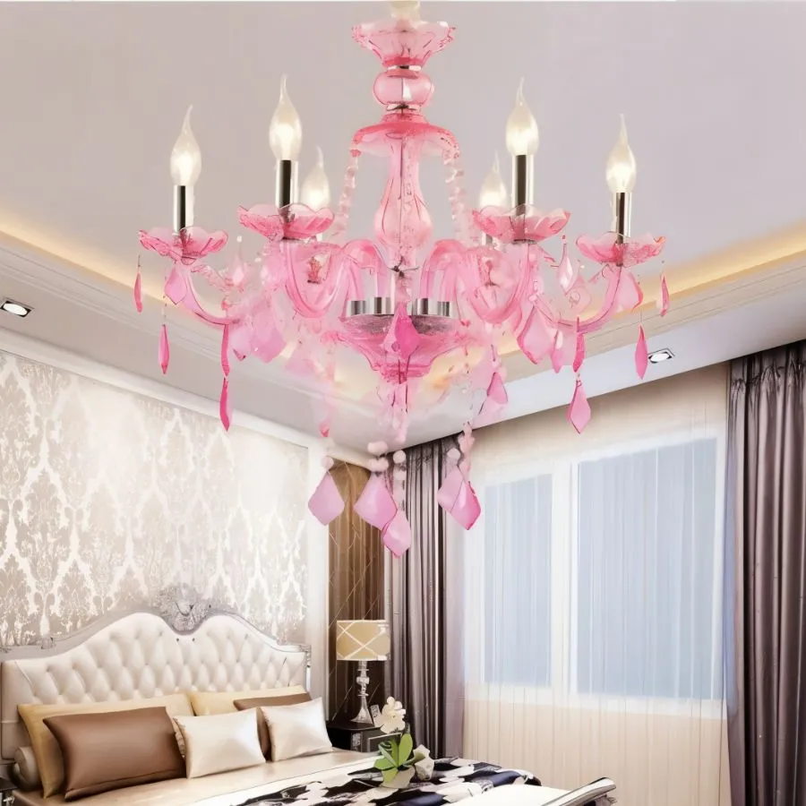 Brigitte Chandelier - Pink