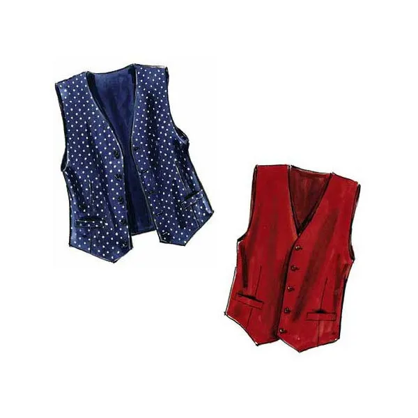 Burda Men's Waistcoat and Accessories 3403