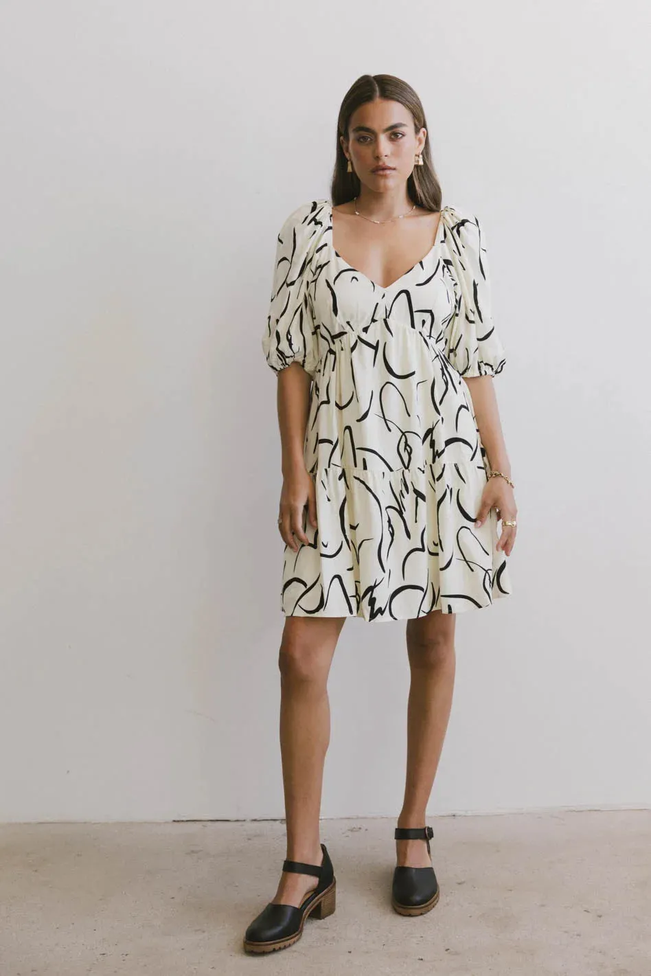 Caplan Abstract Mini Dress