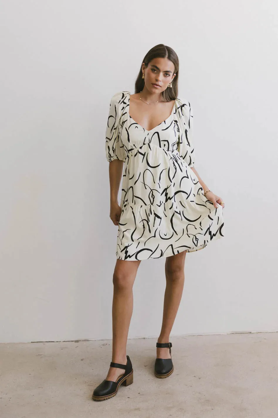 Caplan Abstract Mini Dress