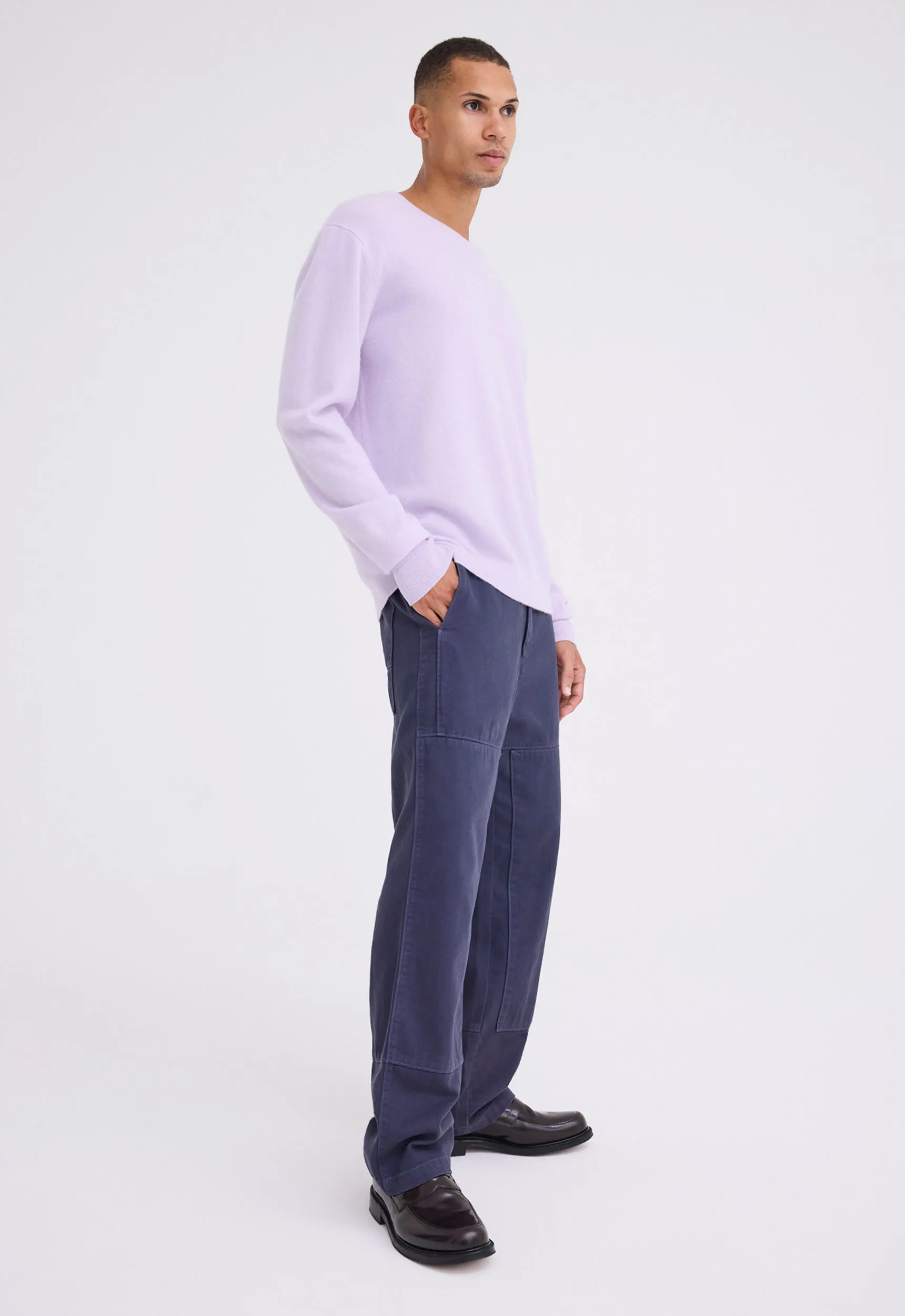 Card Wool Cashmere Sweater - Bloom Lilac